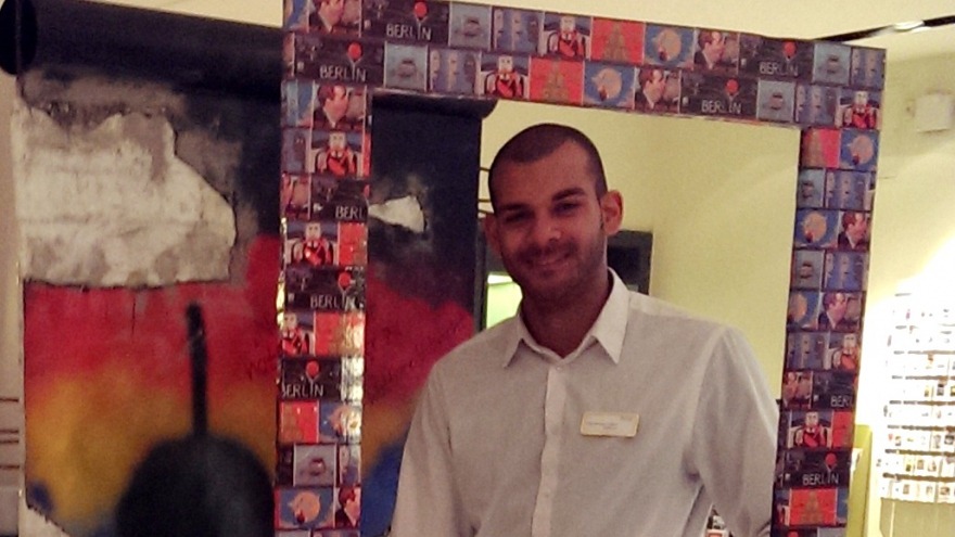 Fotorahmentest von unserem lieben Praktikaten Fotorahmentest von unserem lieben Praktikaten